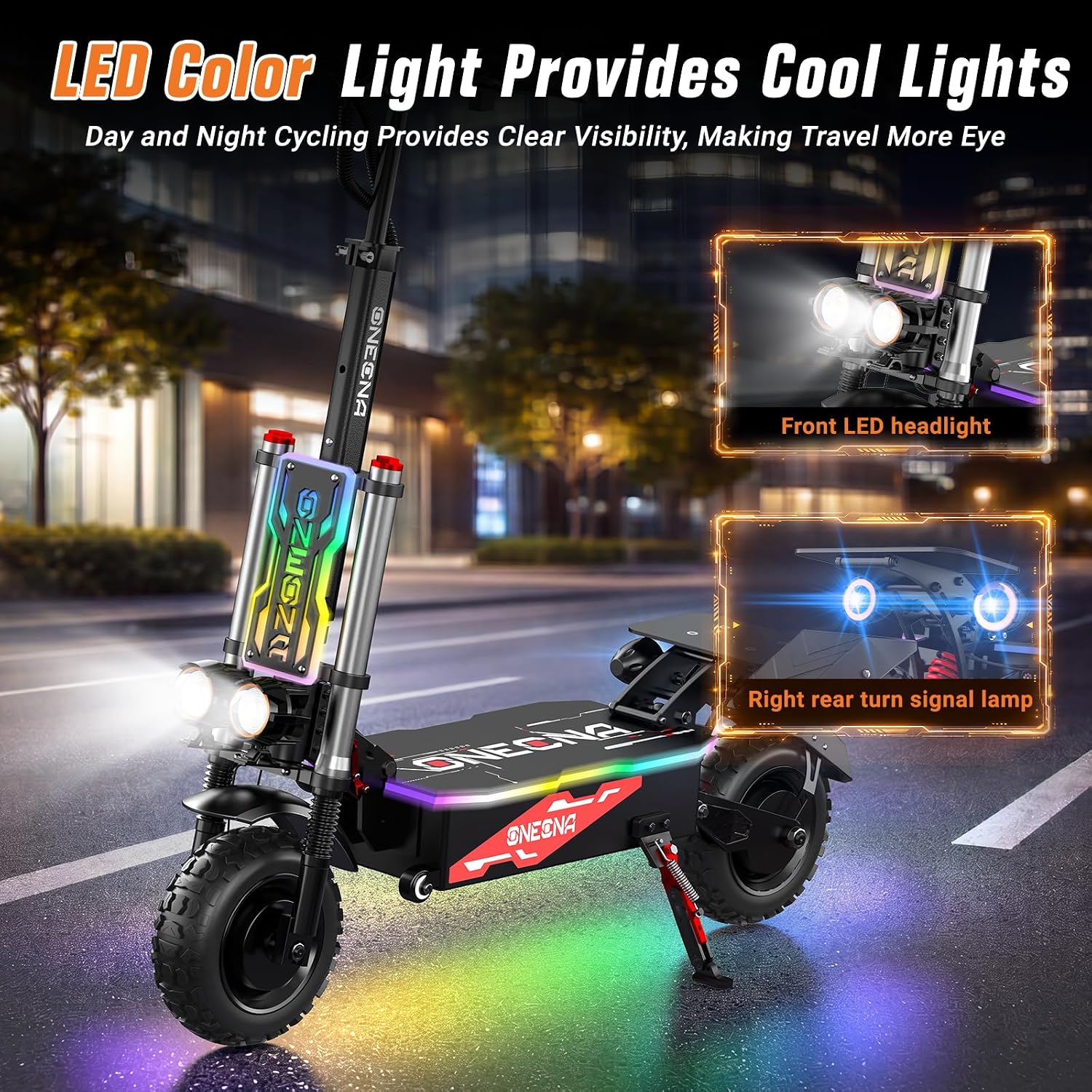 ONECNA GT8PRO, patinete eléctr - 60V 5600W Dual Motor Electric Scooter reseña y precio